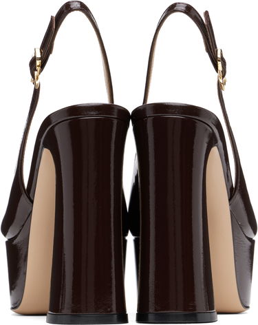 Tenisky a topánky Gianvito Rossi Bessie Slingback Platform Heels Hnedá | G95569-70RIC-NUI, 1
