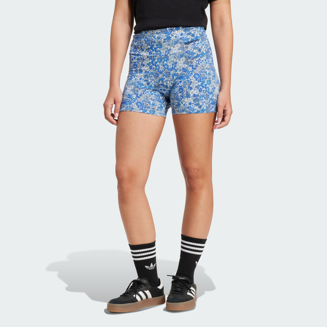 Šortky adidas Originals adidas Originals x Liberty London Booty Shorts Modrá | JD1753, 0