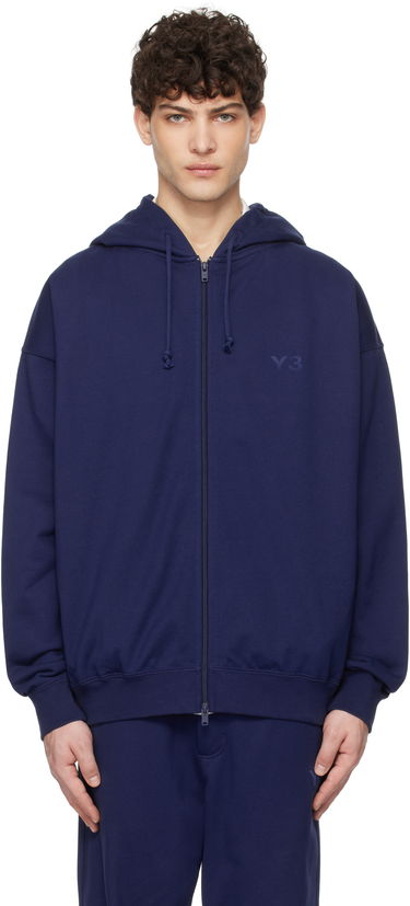 Mikina Y-3 Y-3 French Terry Zip Hoodie Navy | JM7839, 0