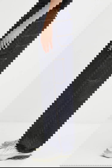 Džínsy Carhartt WIP OG Single Knee Wide-Leg Jeans Navy | I034871.101, 1