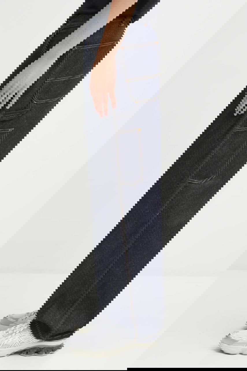 Džínsy Carhartt WIP OG Single Knee Wide-Leg Jeans Navy | I034871.101, 1