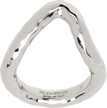 Prsteň Jil Sander Jil Sander Hammered Ring Metalická | J11UQ0073_P6959, 0