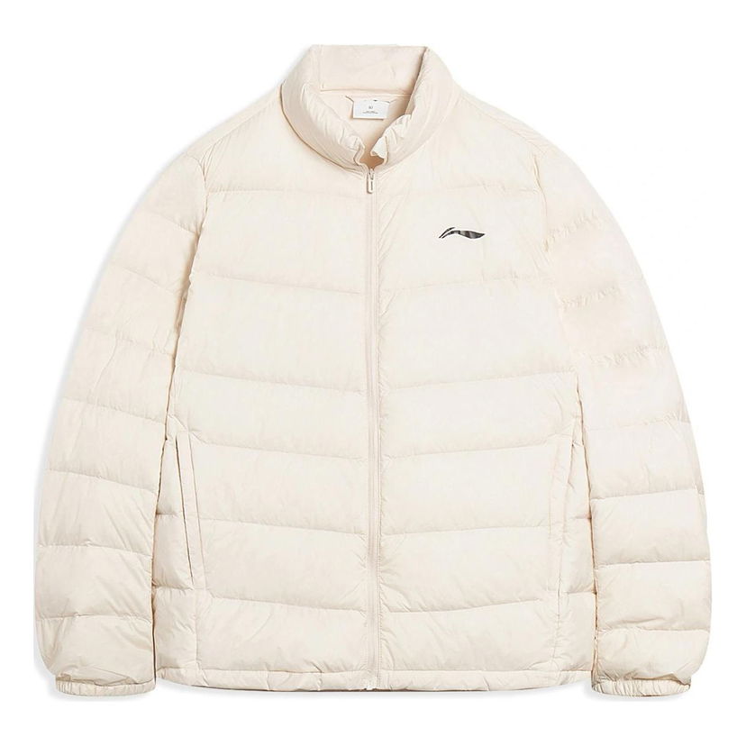 Prešívaná bunda Li-Ning Warm Athletic Down Jacket Biela | AYMS203-4