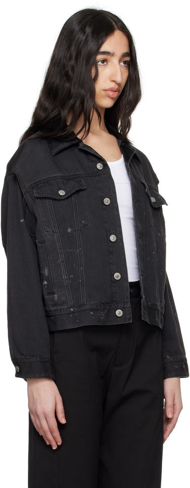 Bunda Maison Margiela MM6 Maison Margiela Splatter Effect Denim Jacket Čierna | S62AN0150 M30011, 1