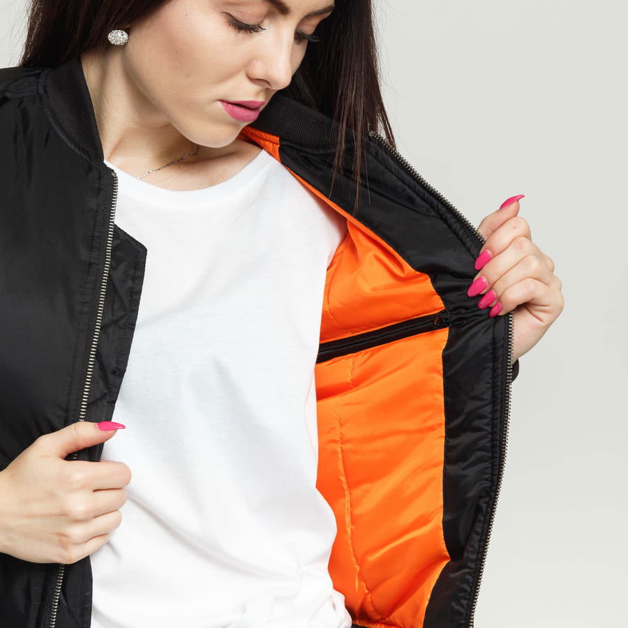 Ladies Basic Bomber Jacket