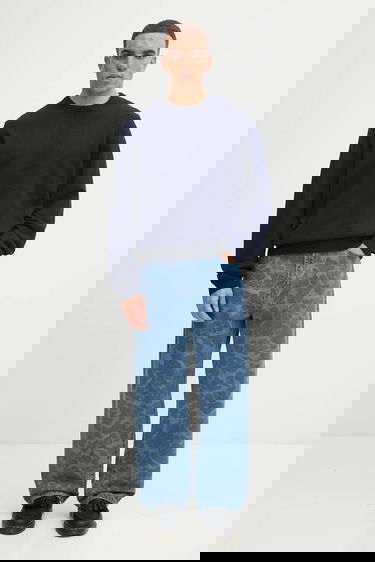 Sveter Carhartt WIP Alten Sweater with Wool Blend Navy | I033917.J0XX, 4