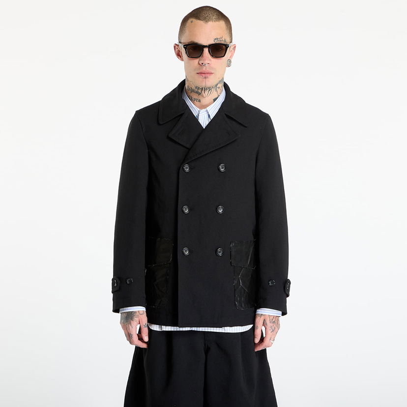 Kabáty COMME des GARÇONS Comme des Garçons SHIRT Double Breasted Coat Čierna | FP-C501-W25 Black