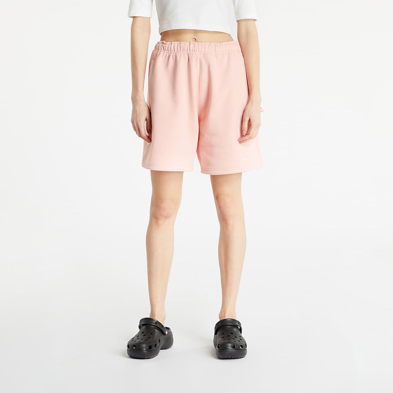 Šortky Nike NRG Solo Swoosh Fleece Shorts Ružová | DV3055-697, 0