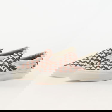 Tenisky a topánky Vans Slip-On Reissue 98 LX Checkerboard Coffee Hnedá | VN000CSECFF1, 4
