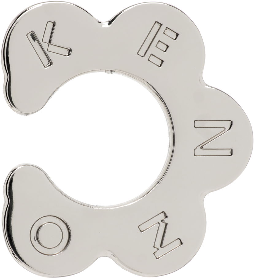 Náušnice KENZO Kenzo 'KENZO Stamp' Ear Cuff Metalická | FF58BI413M04