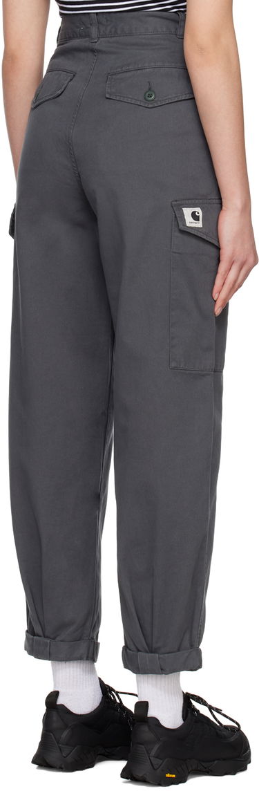 Cargo nohavice Carhartt WIP Collins Relaxed Fit Cargo Pants Šedá | I029789, 2
