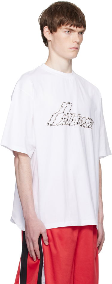 Tričko We11done We11done Pearly Logo T-Shirt Biela | WD-TT2-25-735-U-WH, 1