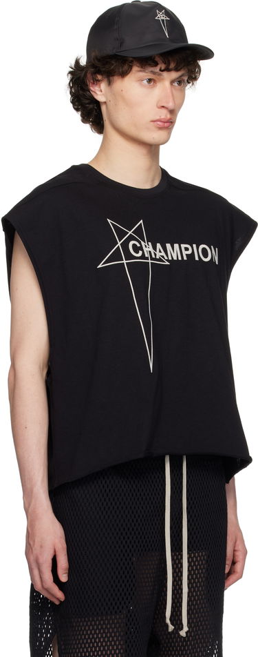 Tielko Rick Owens Rick Owens Champion Edition Tatlin Tank Top Čierna | CM01E1668 CHJG JERSEY, 1