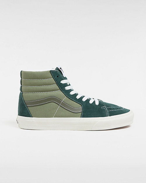 Skateboarding Vans Sk8-hi Shoes (tri-tone Green) Unisex Green, Size 3 Navy | VN000CMXCX1