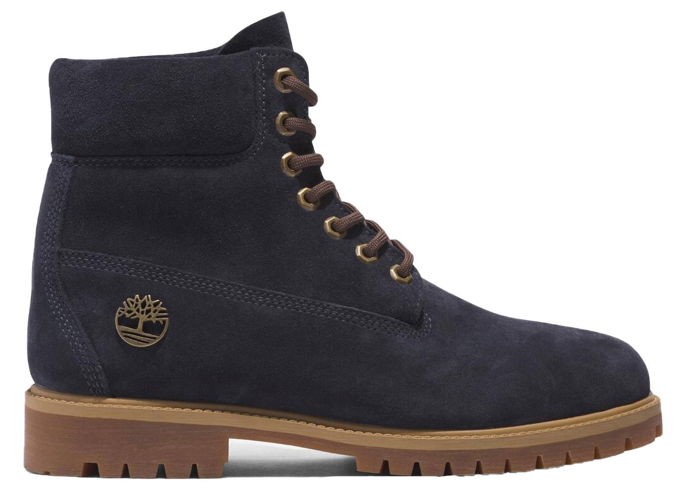 Tenisky a topánky Timberland Heritage 6 Inch Lace Up Waterproof Dark Blue Suede Čierna | TB0A6821-EP3, 0