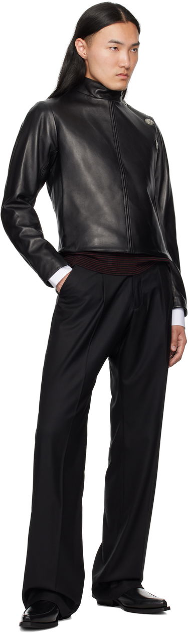 Bunda Enfants Riches Déprimés Enfants Riches Déprimés Leather Fencing Jacket Čierna | 040-246, 4