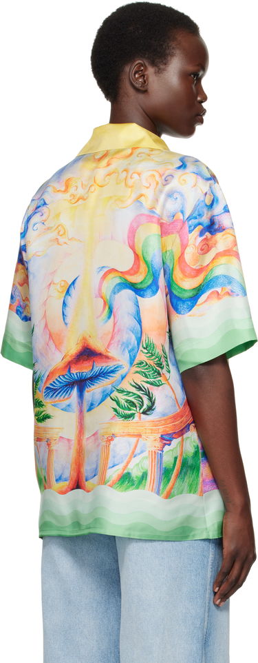Košeľa Casablanca Printed Silk Shirt Rôznofarebný | U-WPS25-SH-003-04, 2