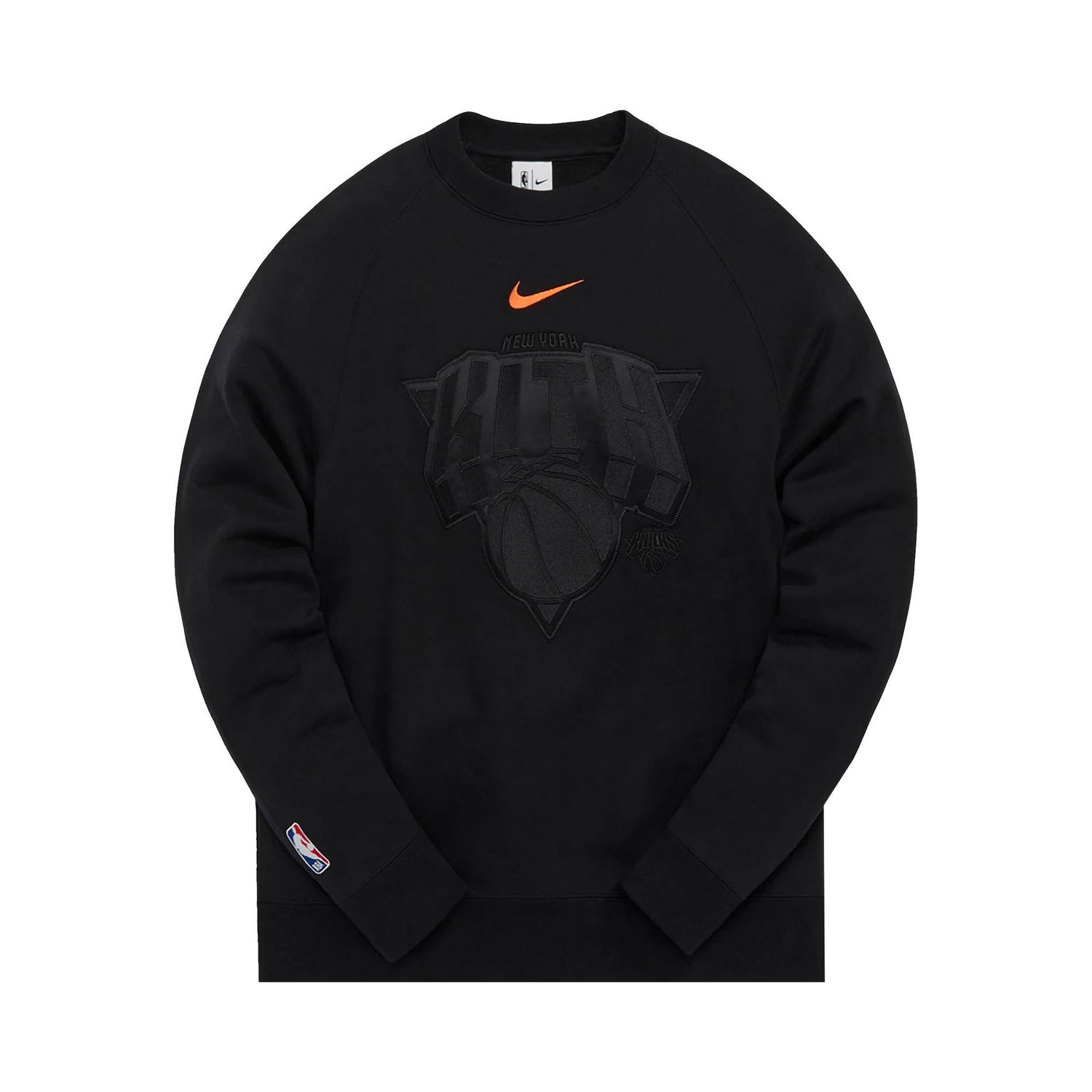 Tričko KITH & Nike For New York Knicks Fleece Crewneck Čierna | CZ5611 010, 1