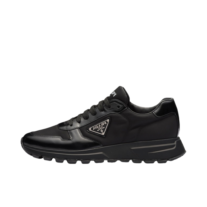 Tenisky a topánky Prada PRAX 01 Sneakers Re-Nylon Brushed Leather Black Black Čierna | 2EE369_3LF5_F0632_F_G000