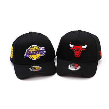 Šiltovka New Era Chicago Bulls NBA Side Patch 9FORTY A-Frame Adjustable Hat Čierna | 60595220, 4
