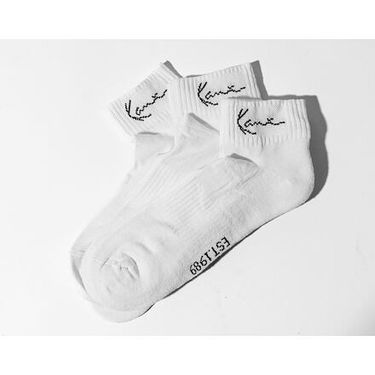 Ponožky Karl Kani Signature Ankle Socks 3-Pack Biela | KK3002039, 2