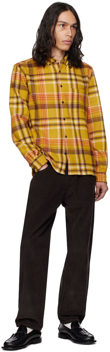 Košeľa YMC Plaid Shirt Oranžová | P2VAK, 3
