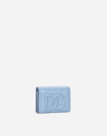 Peňaženka Dolce & Gabbana Dolce & Gabbana DG Logo Leather Wallet Modrá | BI1211AG08180789, 1