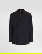 Dolce & Gabbana Double-breasted Portofino Canvas Jacket
