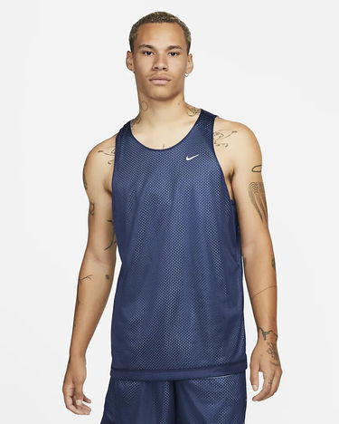 Dres Nike Dri-FIT Standard Issue Reversible Basketball Jersey Navy | DQ5731-410, 0