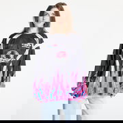 A BATHING APE Flame Pattern Relaxed Fit Football Jersey