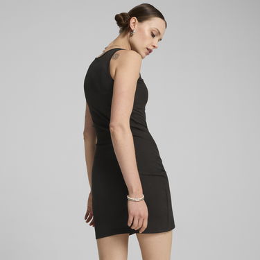 Šaty Puma CLASSICS Ribbed Dress Čierna | 626628_01, 3