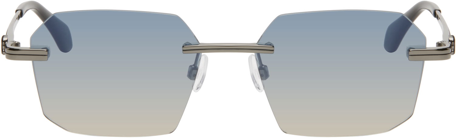 Slnečné okuliare Palm Angels Palm Angels Quartz Sunglasses Modrá | PERI10GS25MET0011007, 0