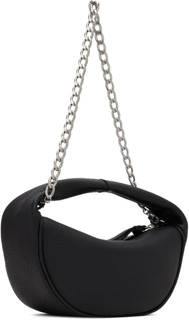Kabelka BY FAR Leather Baby Cush Shoulder Bag Čierna | 21SSBCUSSBLFLTMED, 2