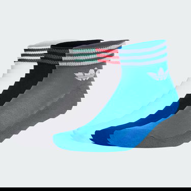 Ponožky adidas Performance Trefoil Ankle Socks (3 Pairs) Modrá | JI9487, 1
