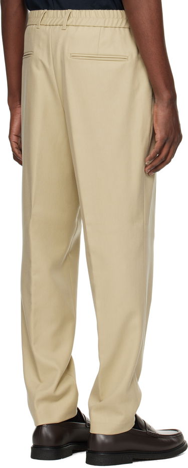 Nohavice BOSS BOSS Pleated Trousers Béžová | 50534995, 2