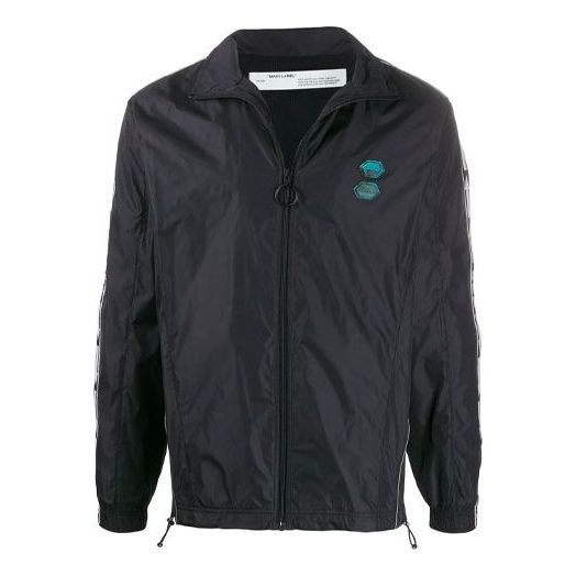 Vetrovka Off-White Off-White Logo Thin and Light Track Jacket Čierna | OMBD010R20G450011000