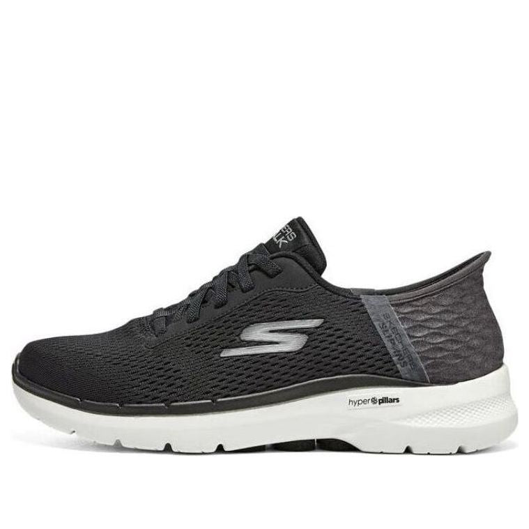 Tenisky a topánky Skechers Go Walk 6 Slip Ins Čierna | 216279-BLK