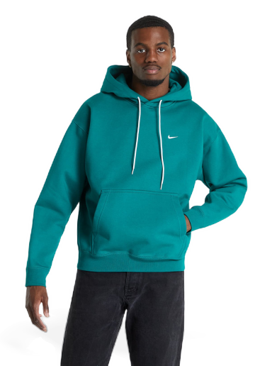 Mikina Nike Lab M NRG Solo Swoosh Fleece Hoodie Tyrkysová | CV0552-340
