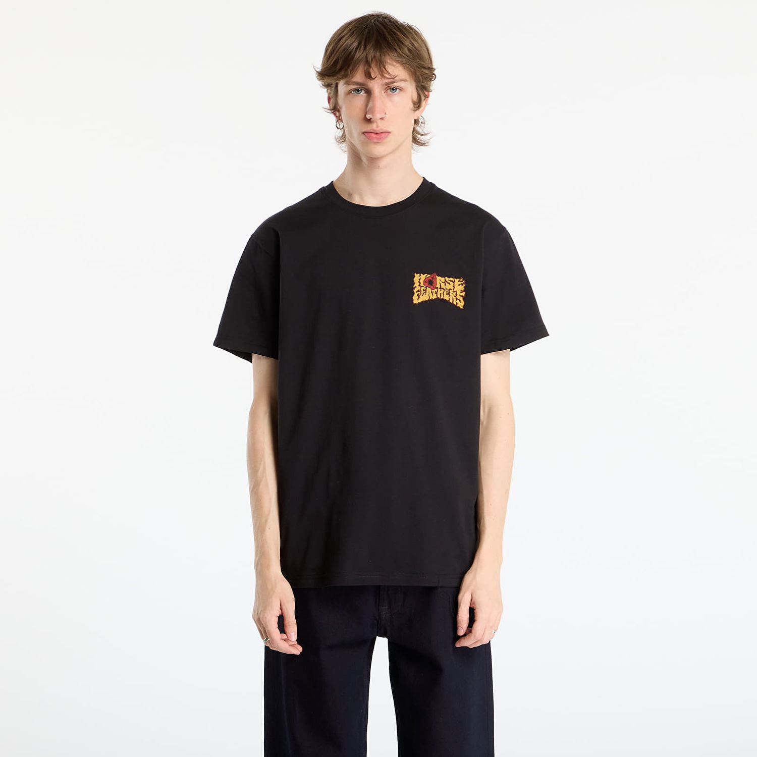 Tričko Horsefeathers T-Shirt Fortune Teller Čierna | SM1391B, 0