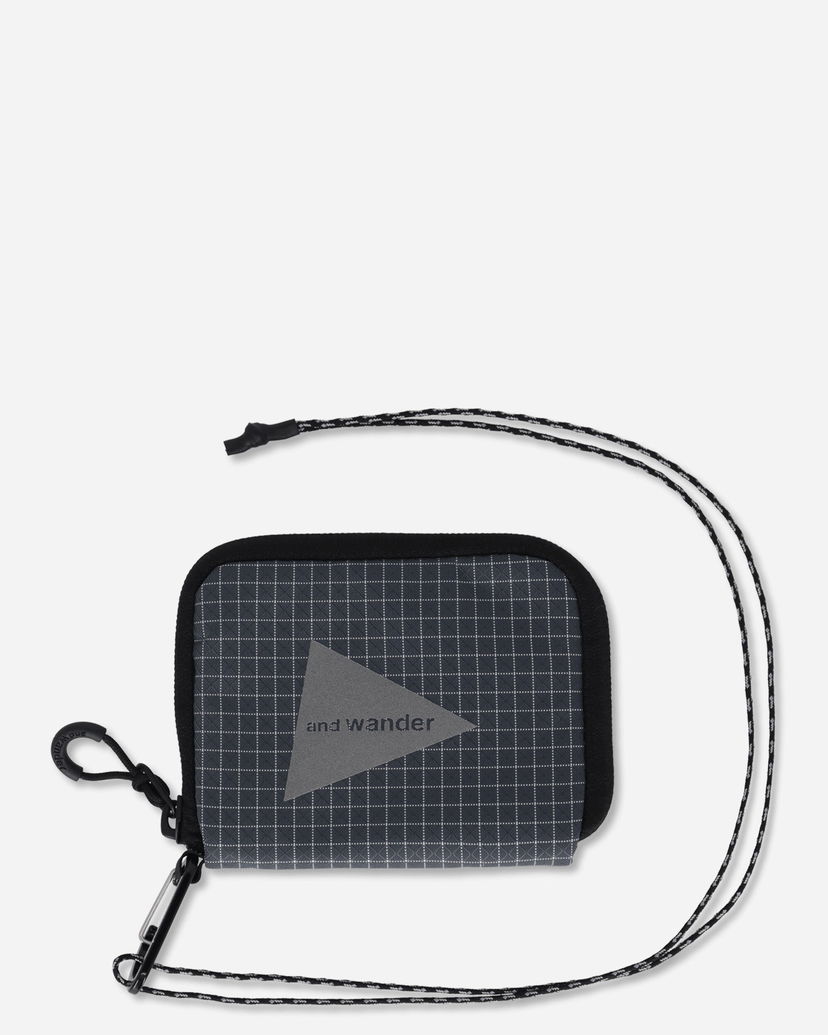 Peňaženka and wander Ocean Ripstop Zipper Wallet with Lanyard Šedá | 5745977119 020