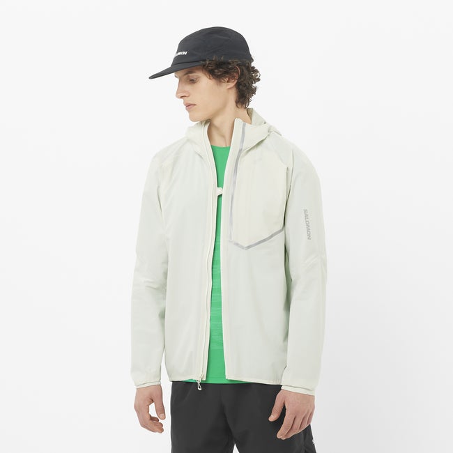 Vetrovka Salomon Bonatti Trail Running Jacket Béžová | LC2673500, 0