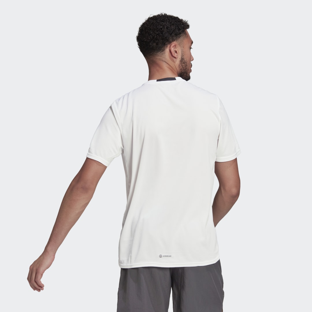 Tričko adidas Originals AEROREADY Designed for Movement Šedá | HF7215, 1