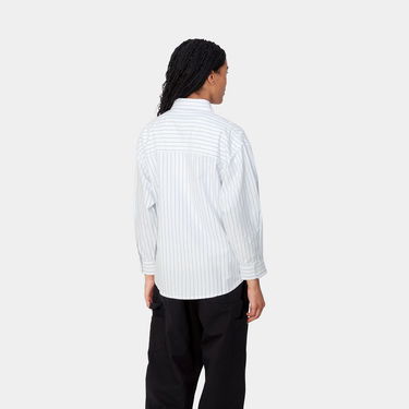 Košeľa Carhartt WIP Striped Long Sleeve Shirt Biela | I033839_8, 2