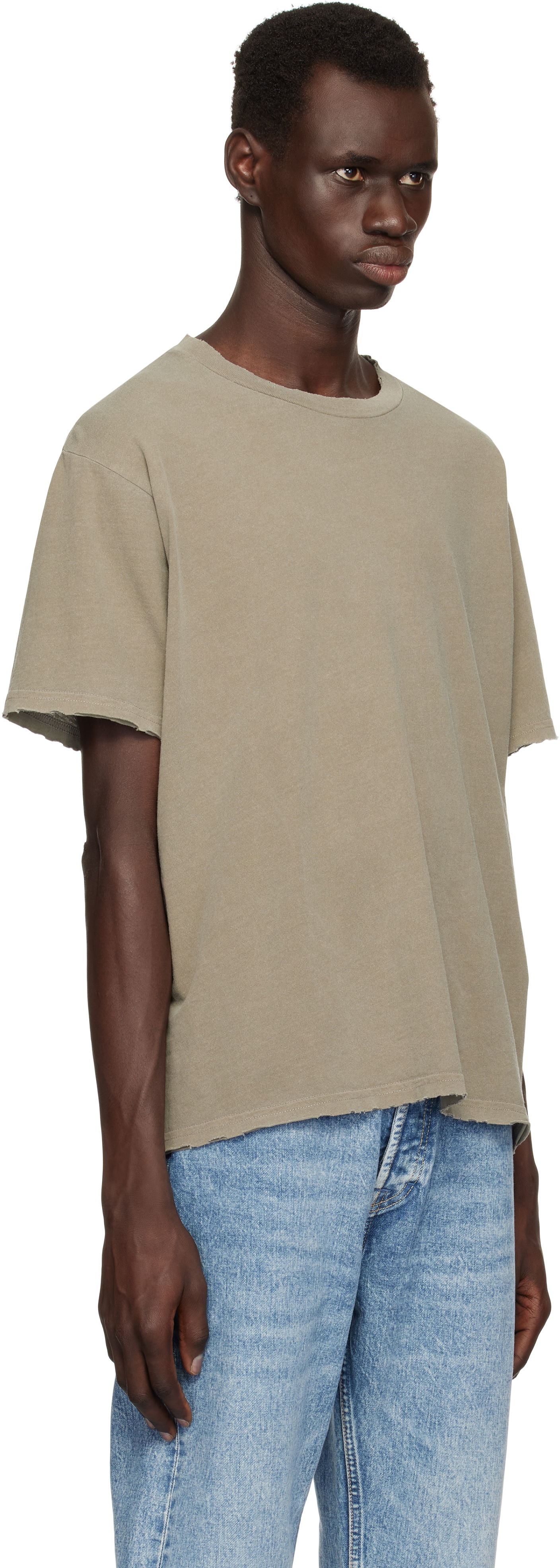 Tričko John Elliott John Elliott Folsom Cropped T-Shirt Zelené | A290M3753A, 1