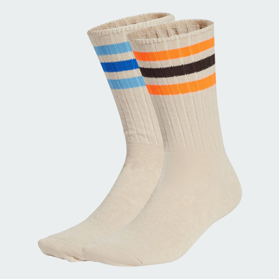 Ribbed Crew Socks (2 Pairs)