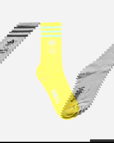 Ponožky adidas Originals BRAIN DEAD Socks Žltá | JN7154, 1