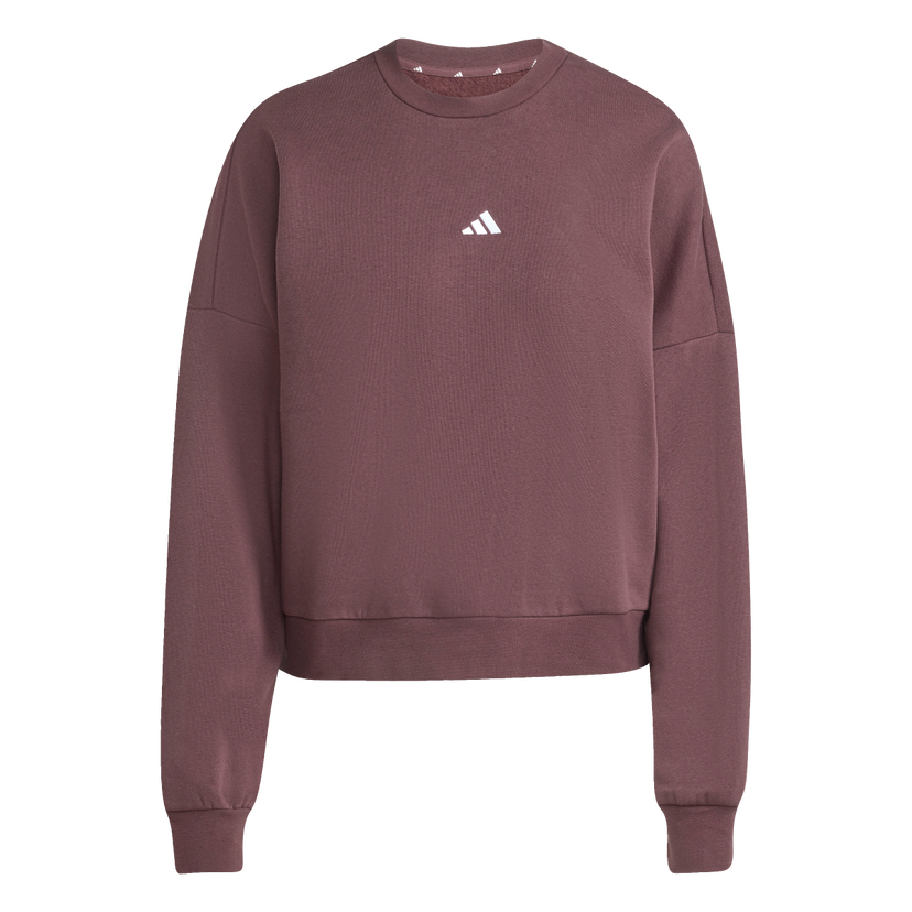 Mikina adidas Originals Studio Lounge Fleece Cropped Sweatshirt Fialová | JV7302