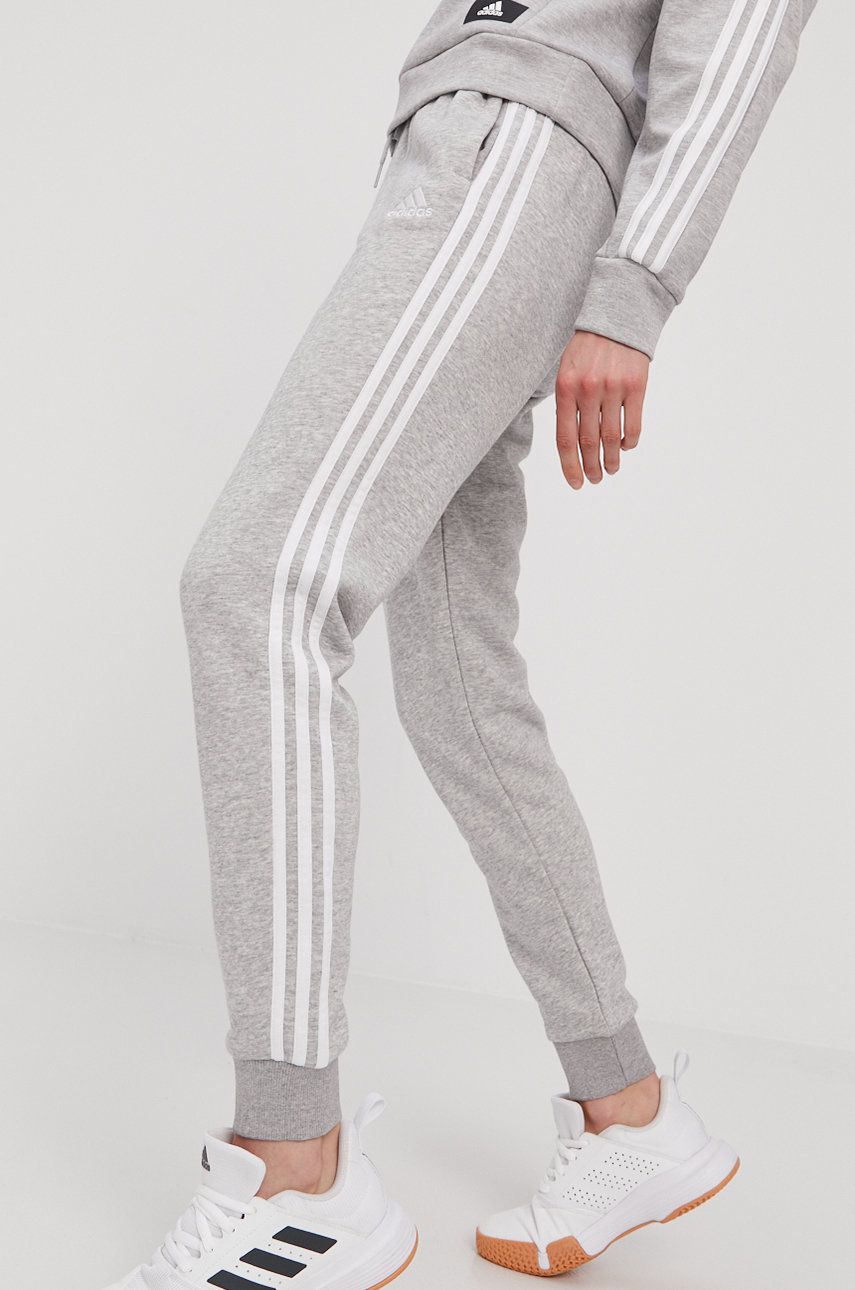 Tepláky adidas Originals Essentials French Terry 3-Stripes Pants Šedá | GM8735, 0