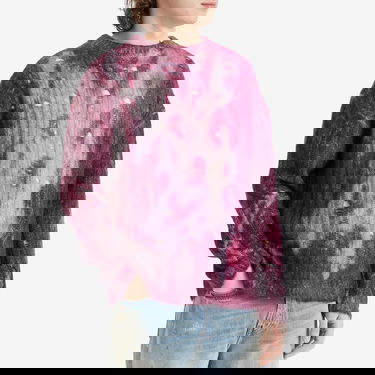 Sveter Acne Studios Acne Studios Distressed Mohair Crew Neck Knit Fialová | B60359-AD8, 2