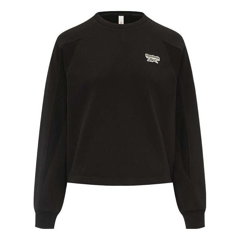 Sveter Reebok Round Neck Loose Pullover Sweatshirt Čierna | 23FRC304WGH0, 0